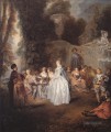 Les Fetes Venitiennes Jean Antoine Watteau Klassik Rokoko